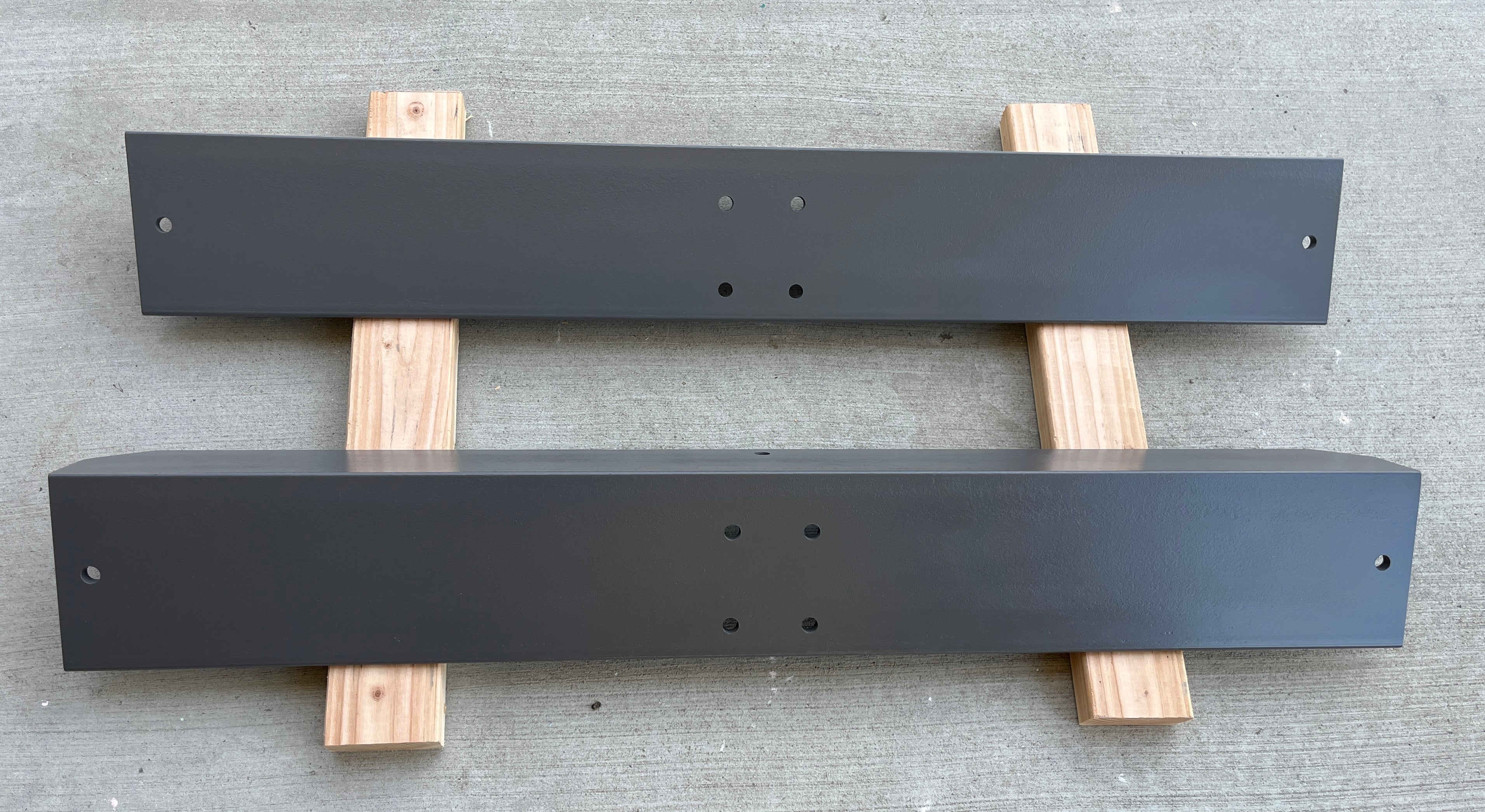 Geneva Double Curtain Cross Bar Bracket Set of 2
