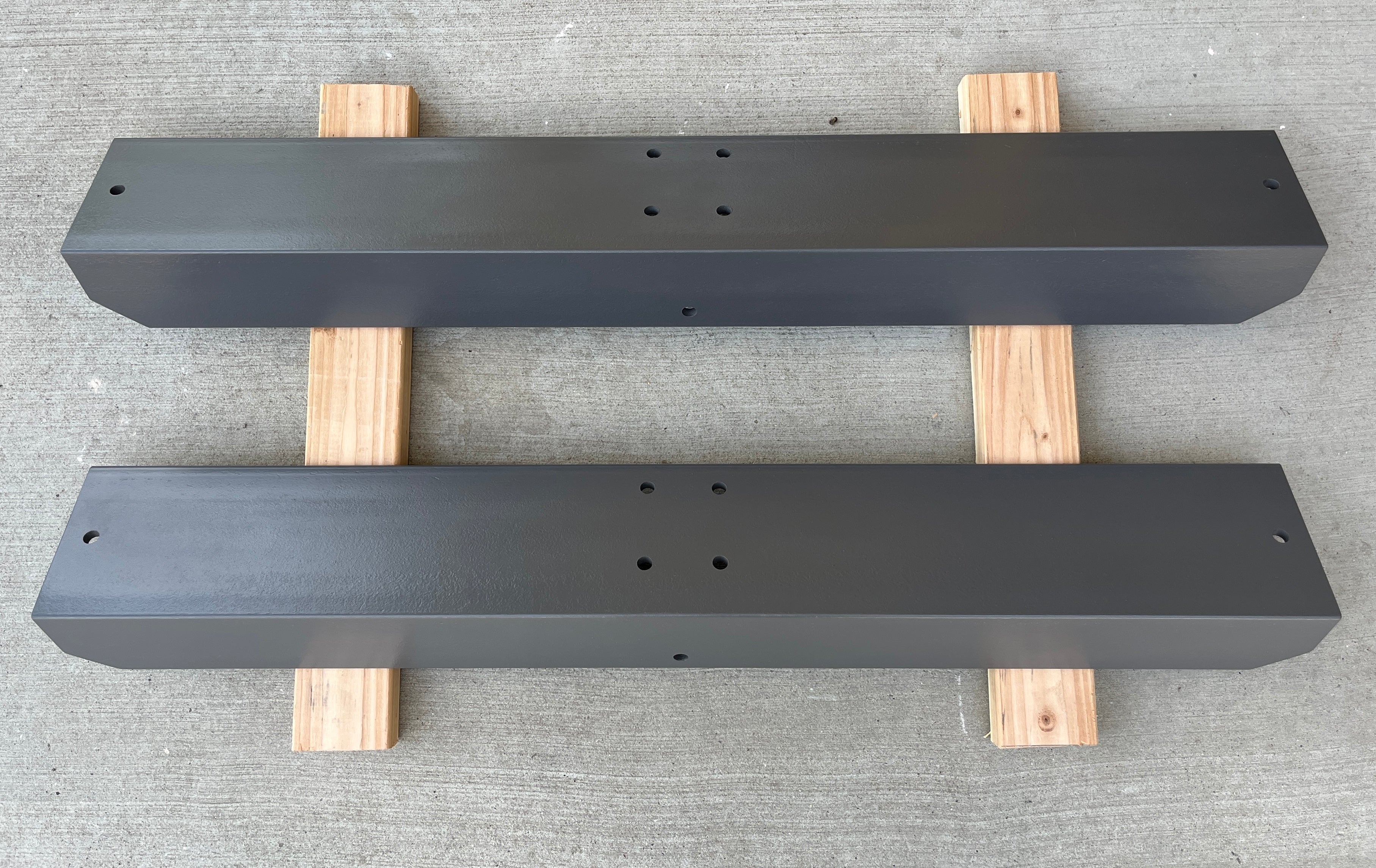 Geneva Double Curtain Cross Bar Bracket Set of 2